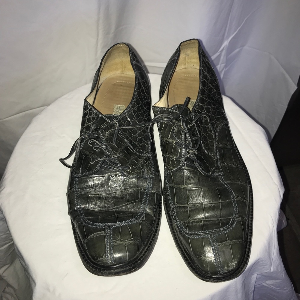 Vintage Custom made men’s alligator shoes